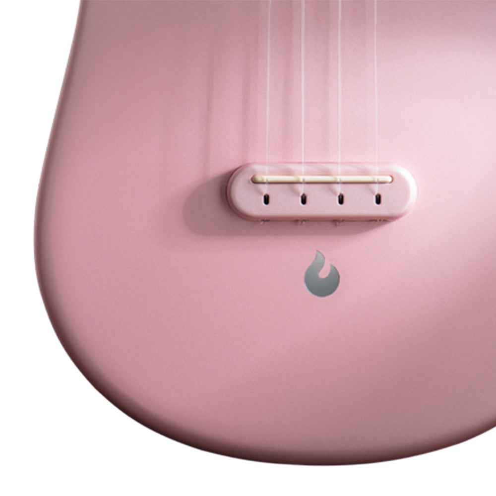 Lava Music LAVA U Pink 23" FreeBoost Acoustic-Electric Ukelele w/Space Case-ukulele-Lava Music-Hermes Music