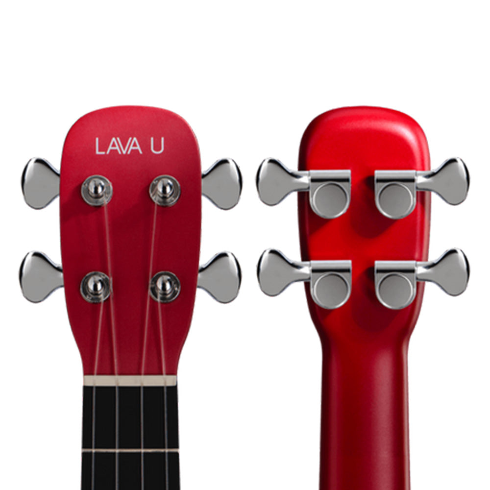 Lava Music LAVA U Red 26" FreeBoost Acoustic-Electric Ukelele w/Space Case-ukulele-Lava Music-Hermes Music