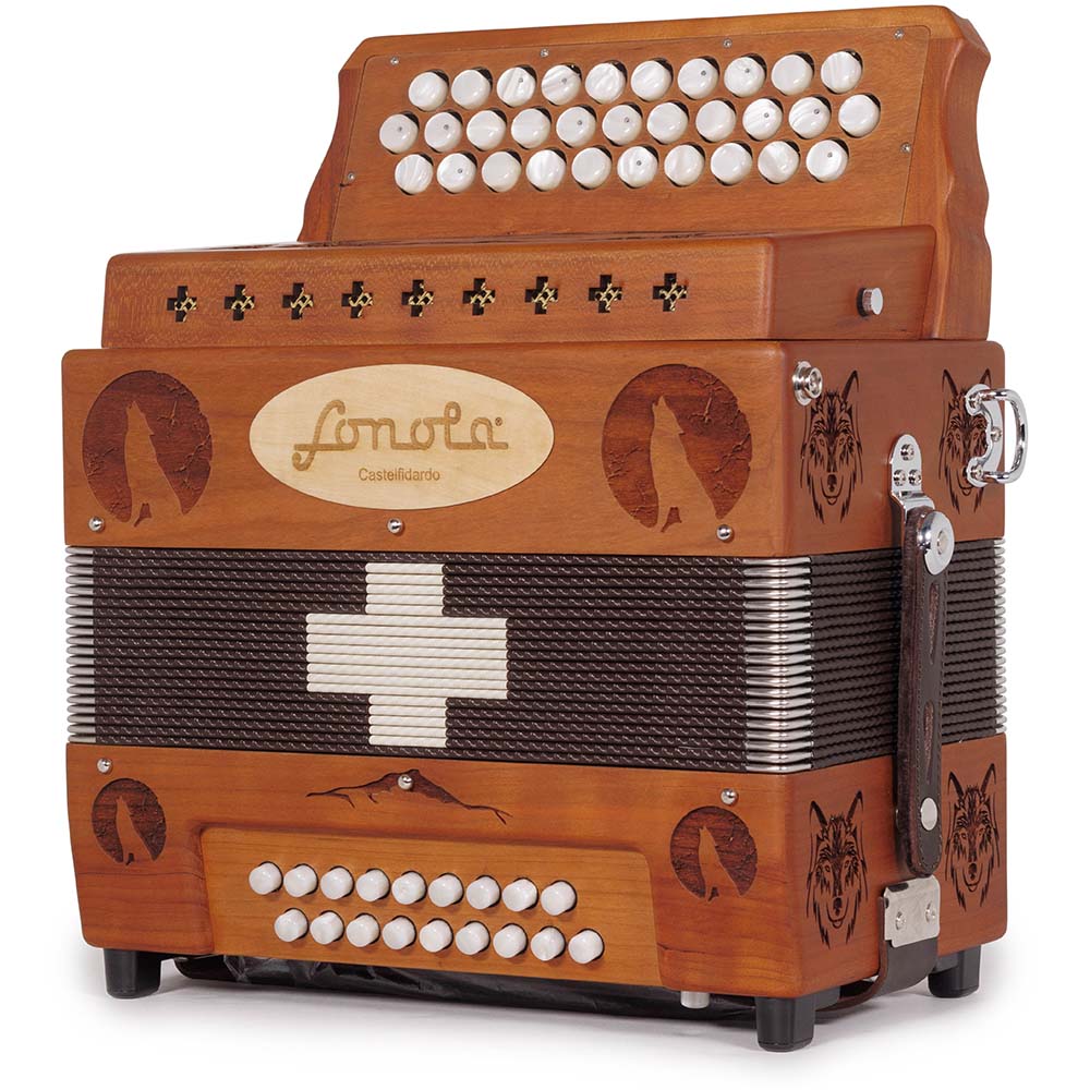 Sonola Lobo Accordion in Dark Wood EAD