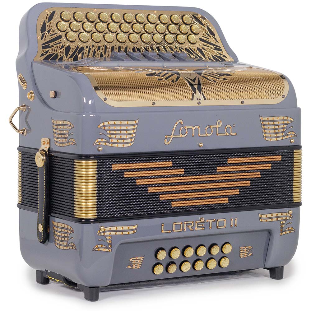 Sonola Loreto II Accordion 5 Switch EAD Dark Gray with Gold