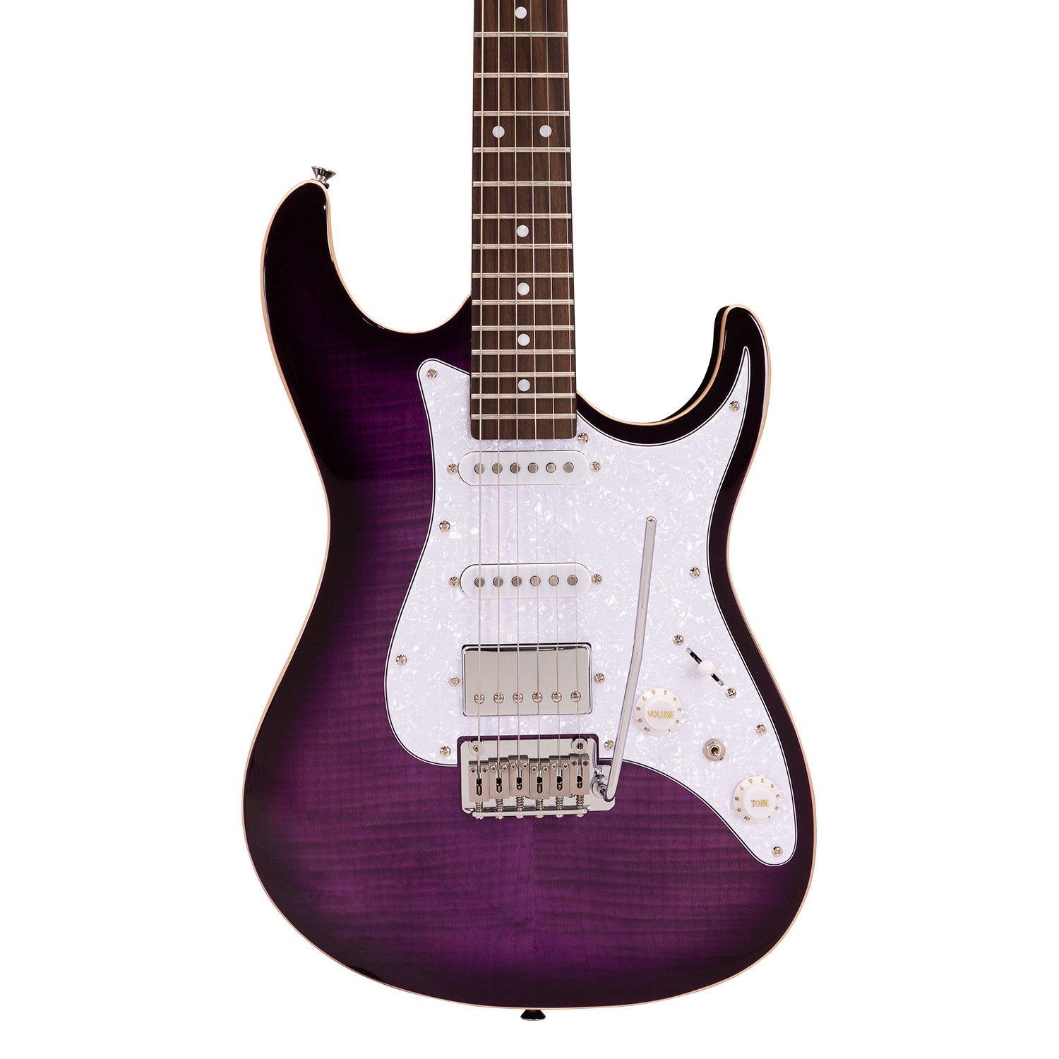 Babilon Legend Series Cosmos Purple Electric Guitar With Case-Electric Guitar-Babilon-Hermes Music