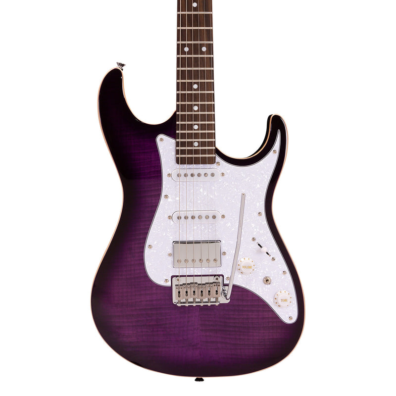 Babilon Legend Series Cosmos Purple Electric Guitar With Case