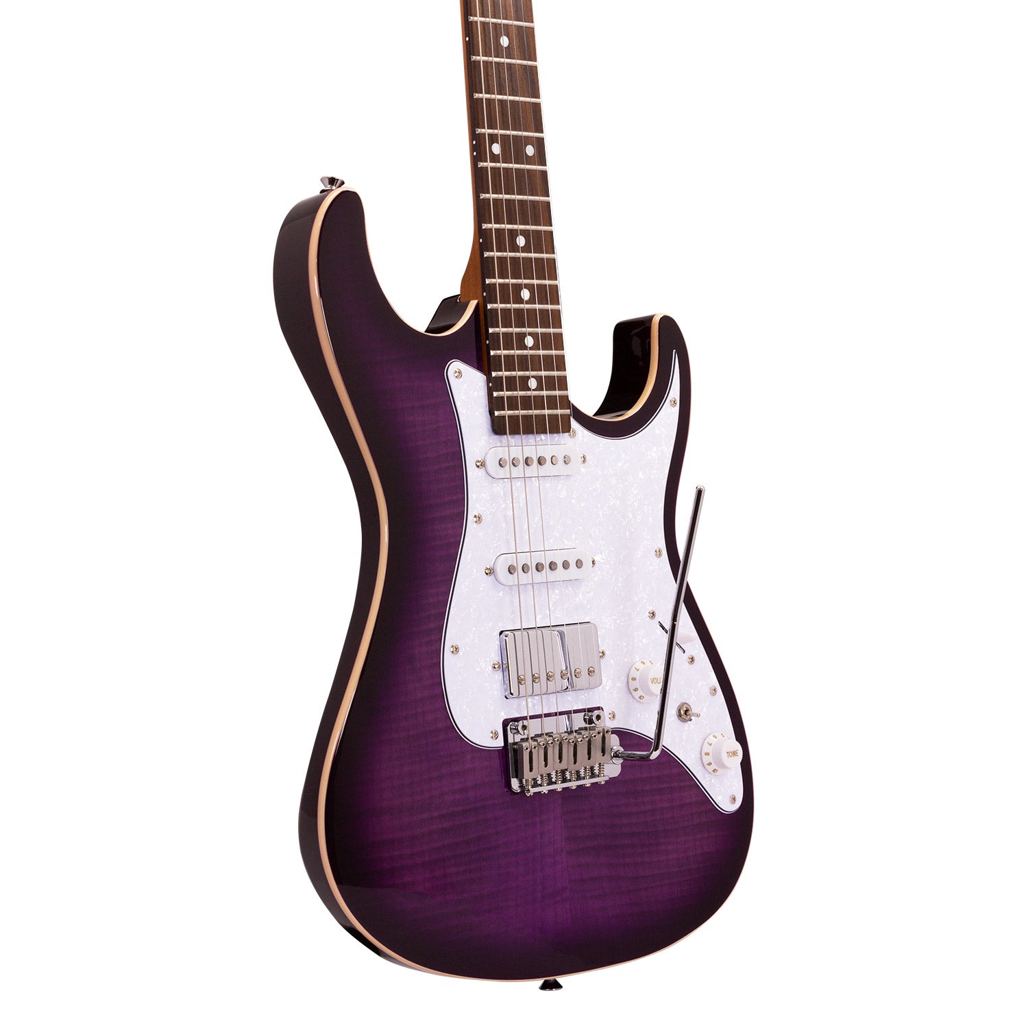 Babilon Legend Series Cosmos Purple Electric Guitar With Case-Electric Guitar-Babilon-Hermes Music