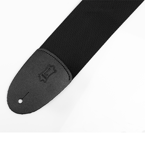 Levy M8P3-BLK 3" Ploypropylene Guitar Strap-Guitar Straps-Levy- Hermes Music