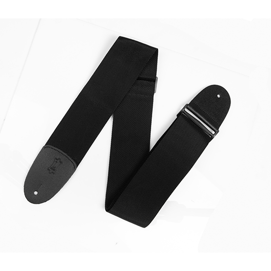 Levy M8P3-BLK 3" Ploypropylene Guitar Strap-Guitar Straps-Levy- Hermes Music