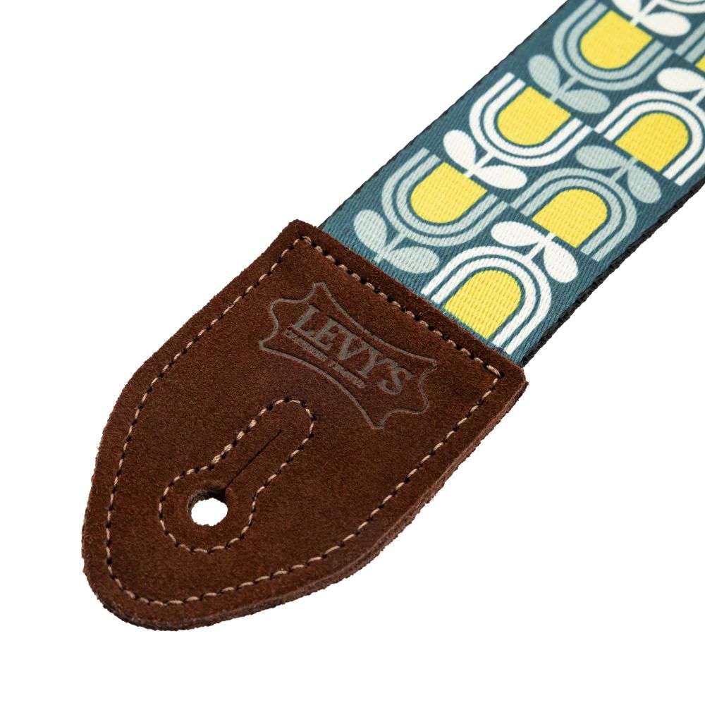 Levy Mid Century Modern Series Poly Gutar Strap in Mod Tulip