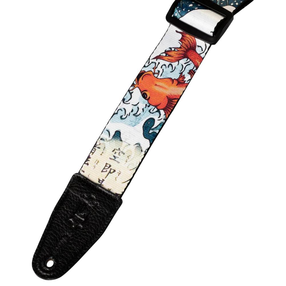Levy's MPD2 Polyester Guitar Strap - Koi Fish