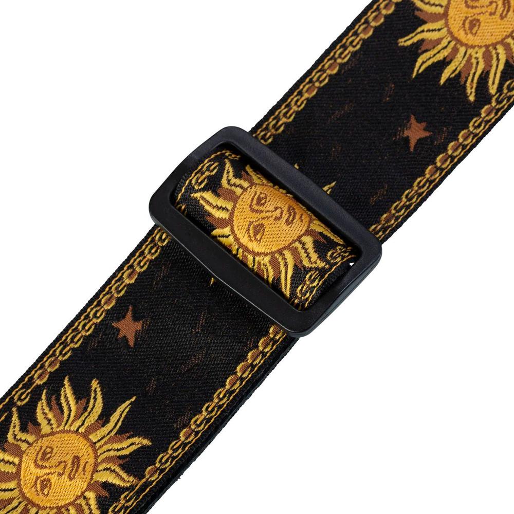 Levy's MPJG '60s Sun Polyester Guitar Strap - Black