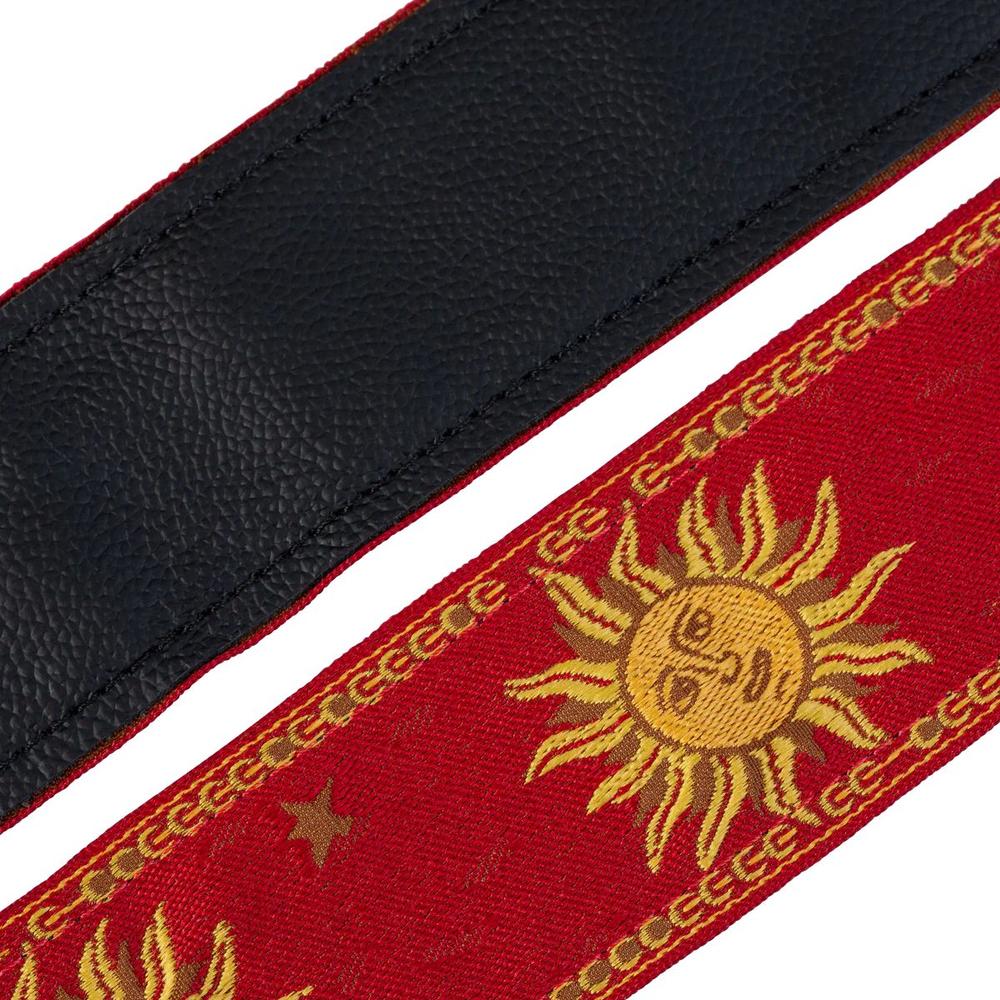 Levy's MPJG '60s Sun Polyester Guitar Strap - Red