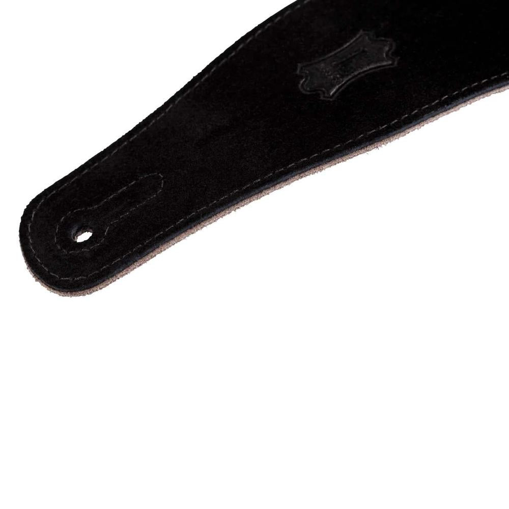 Levy's MS26 2.5" Brushed Suede Guitar Strap in Black