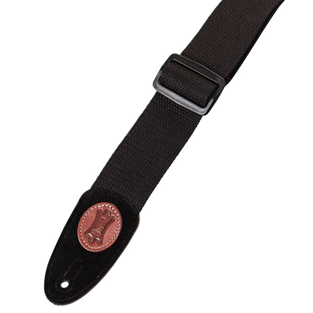 Levy's MSSC8 Cotton Guitar Strap - Black