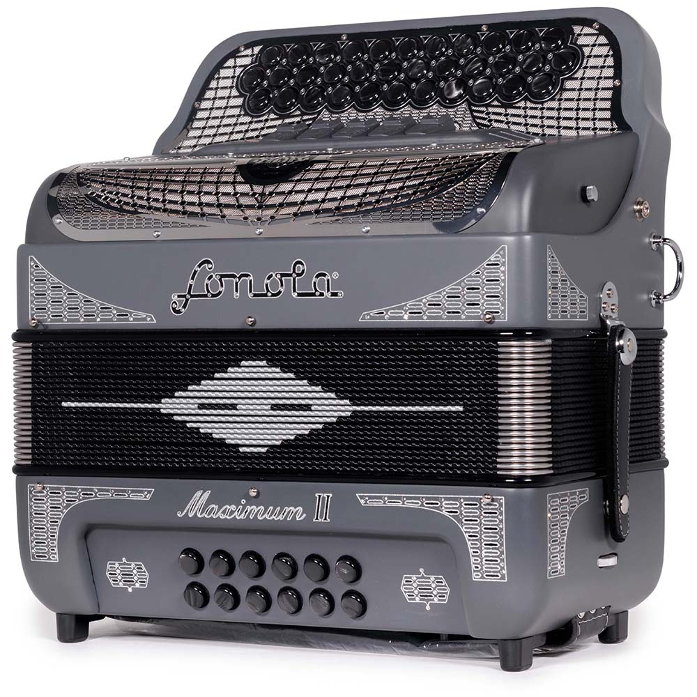 Sonola Maximum II Accordion FBE 5 Switches Gray Silver Matte