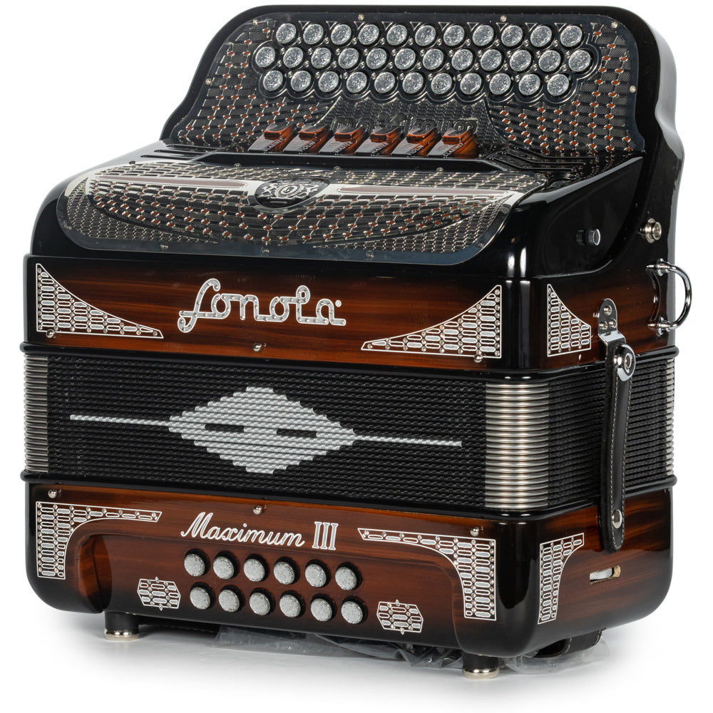 Sonola Maximum III Accordion 6 Switch FBE-EAD Dark Wood