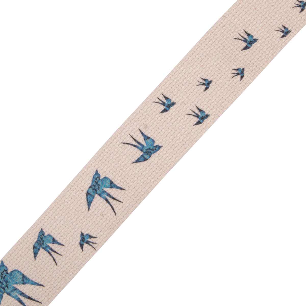Levy's MC8U Cotton Guitar Strap - Blue Bird