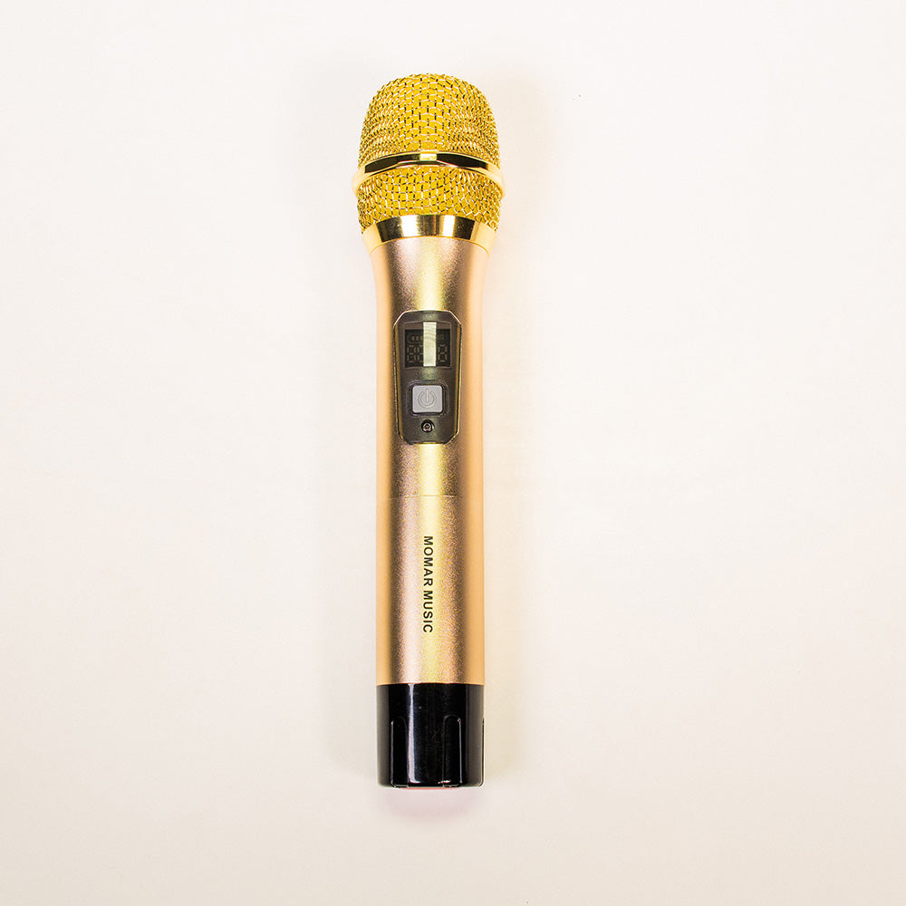 Momar Music MM-WMIC GOLD  Professional UHF Wireless Microphone