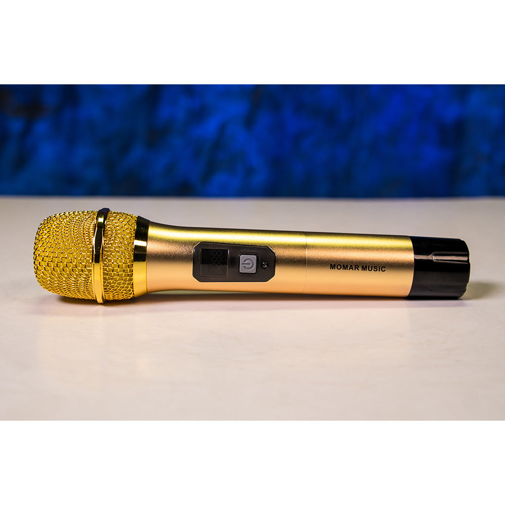 Momar Music MM-WMIC GOLD  Professional UHF Wireless Microphone