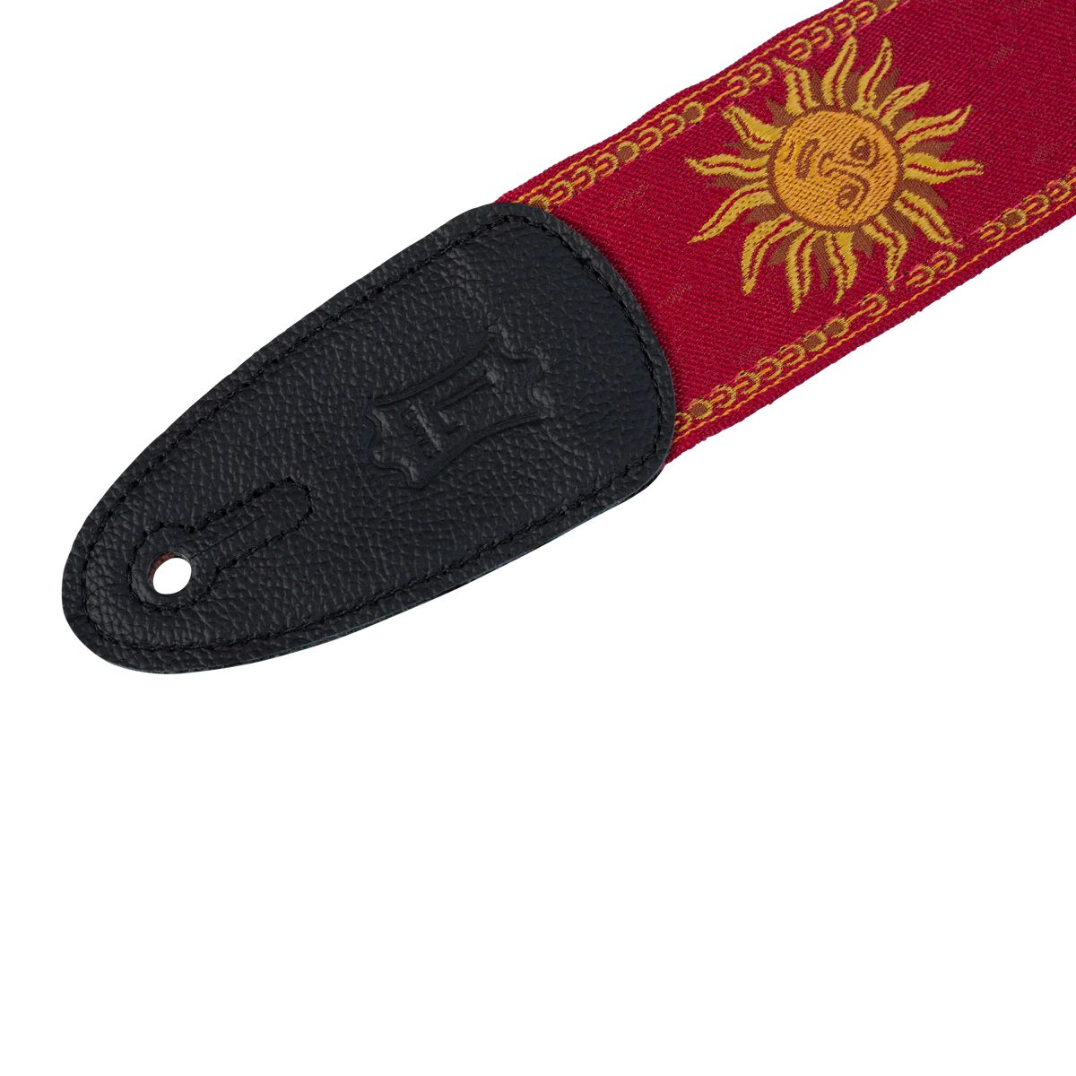 Levy's MPJG '60s Sun Polyester Guitar Strap - Red