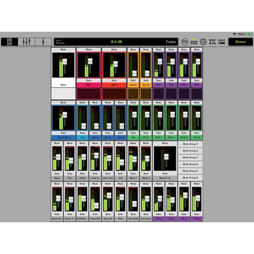 Mackie DL16S 16-Channel Wireless Digital Live Sound Mixer with Built-In Wi-Fi-mixer-Mackie- Hermes Music