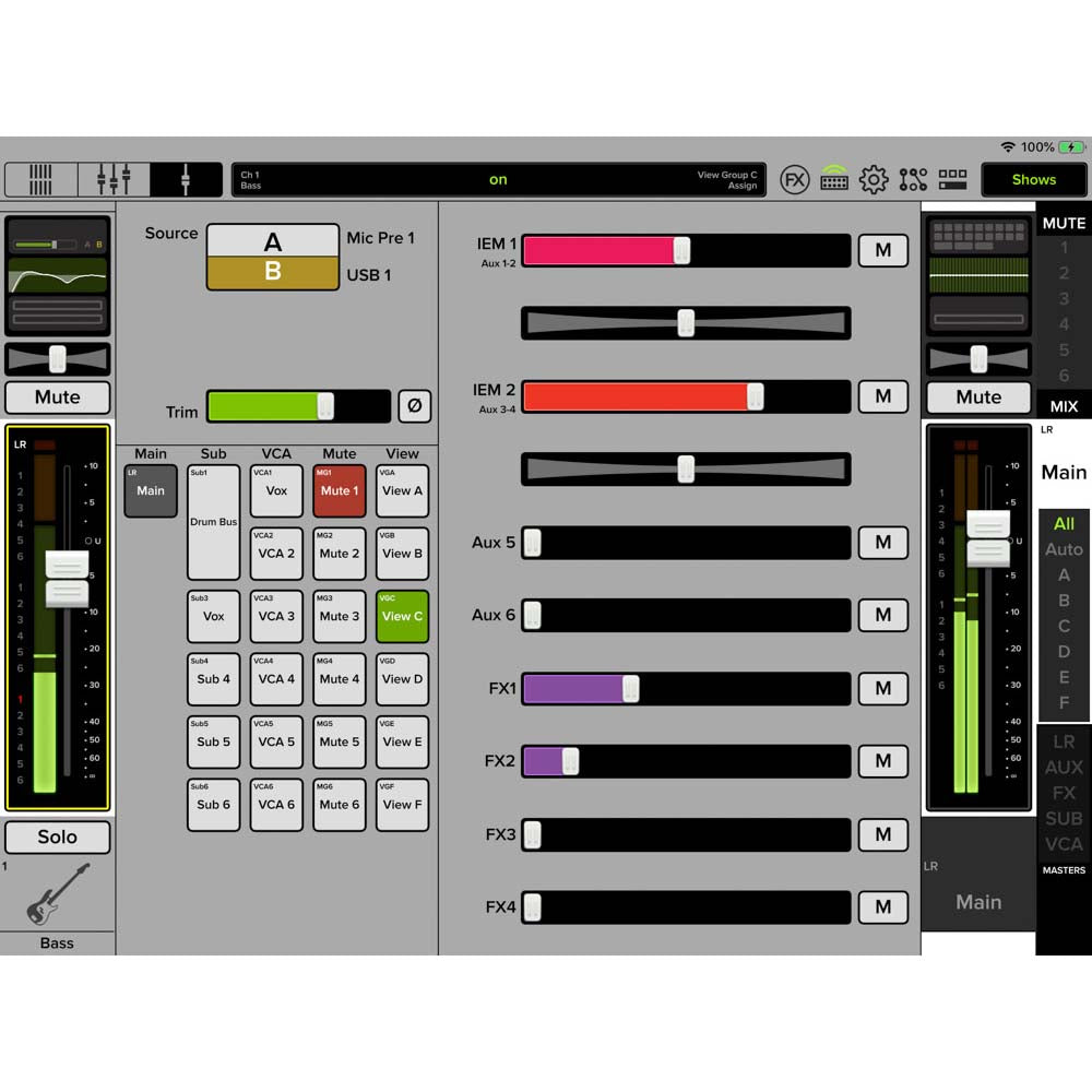 Mackie DL16S 16-Channel Wireless Digital Live Sound Mixer with Built-In Wi-Fi-mixer-Mackie- Hermes Music