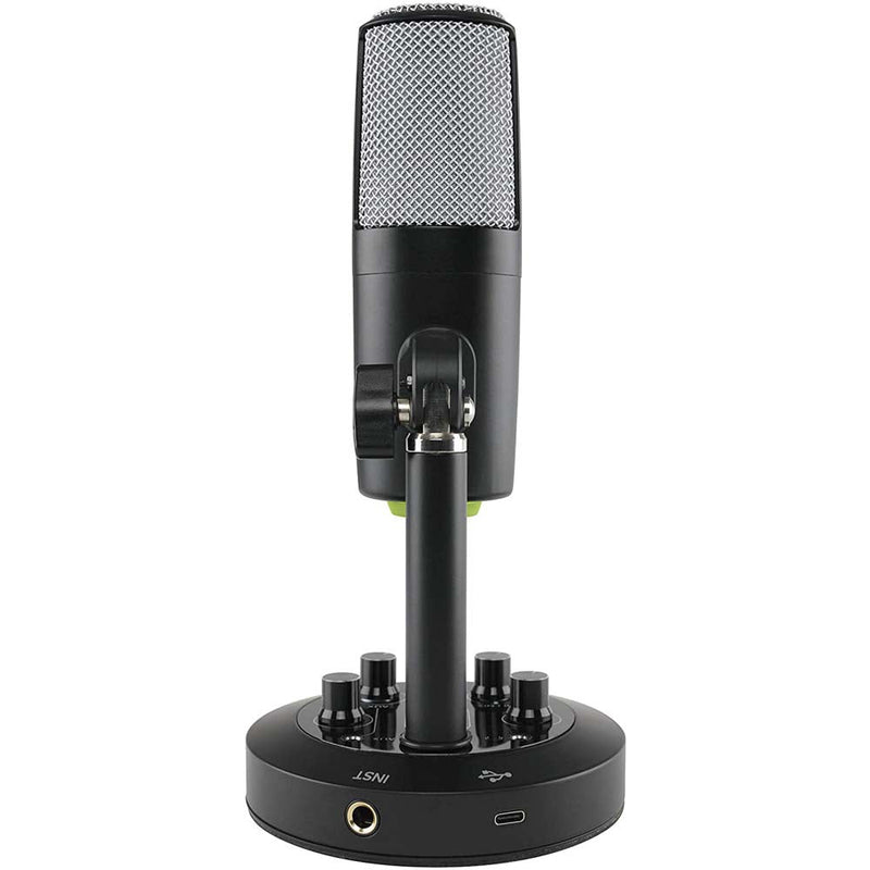 Mackie EM-CHROMIUM USB Condenser Microphone with 2-channel Mixer-microphone-Mackie- Hermes Music