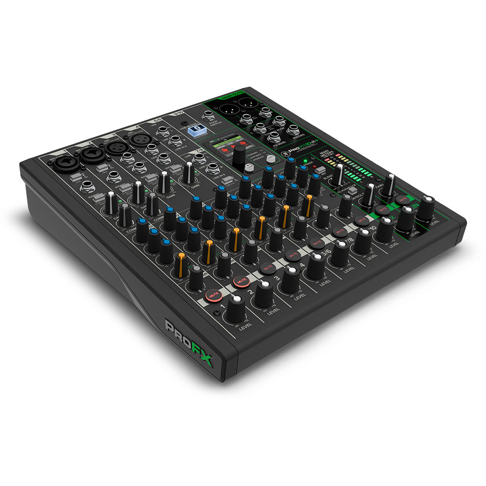 Mackie PROFX10V3+ 10-Channel Analog Mixer w/USB-Mixer-Mackie-Hermes Music