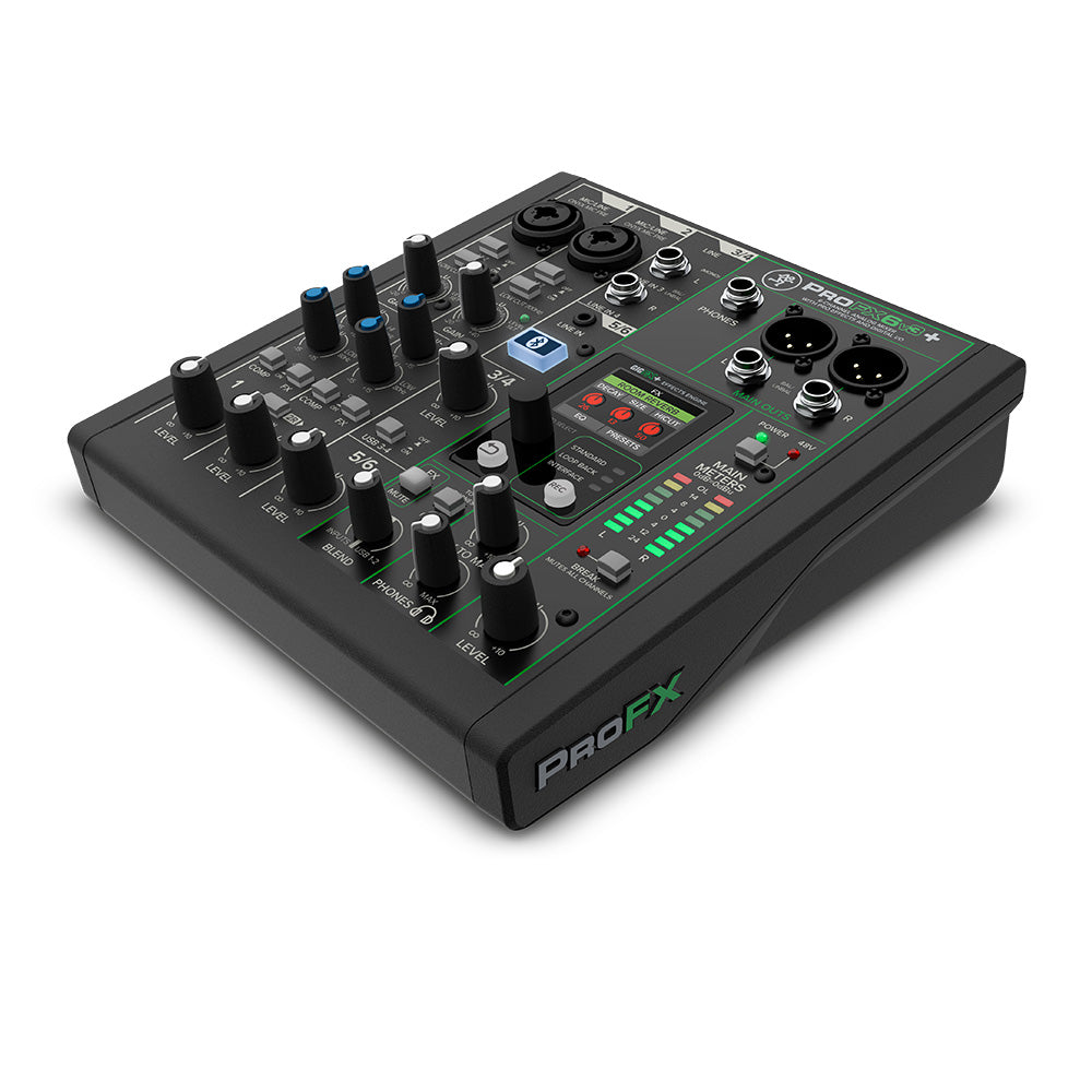 Mackie ProFX6v3 オーディオミキサー 6チャンネルアナログミキサー WITH Enhanced FX、USB
