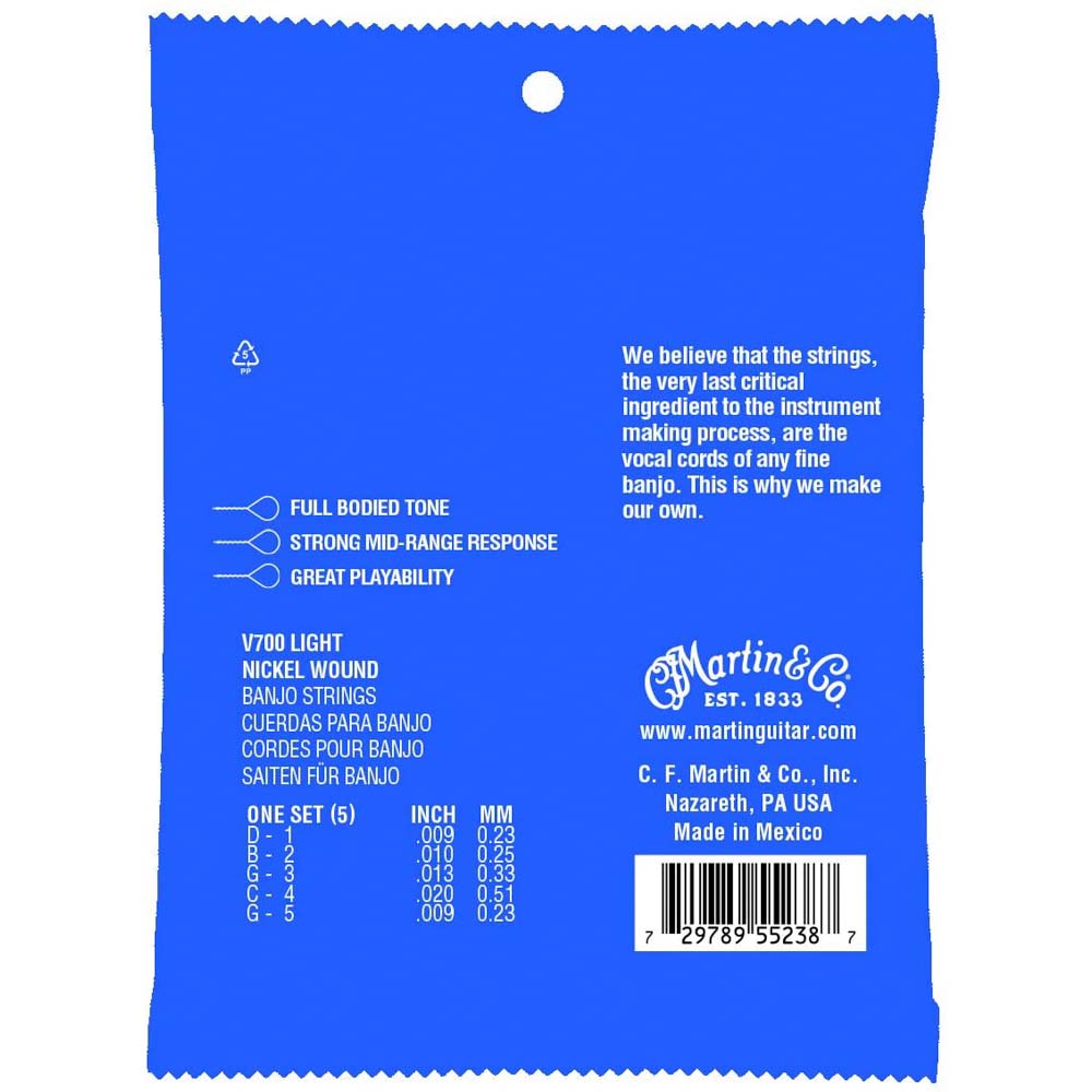 Martin and Co Vega Banjo Strings-accessories-Martin and Co- Hermes Music