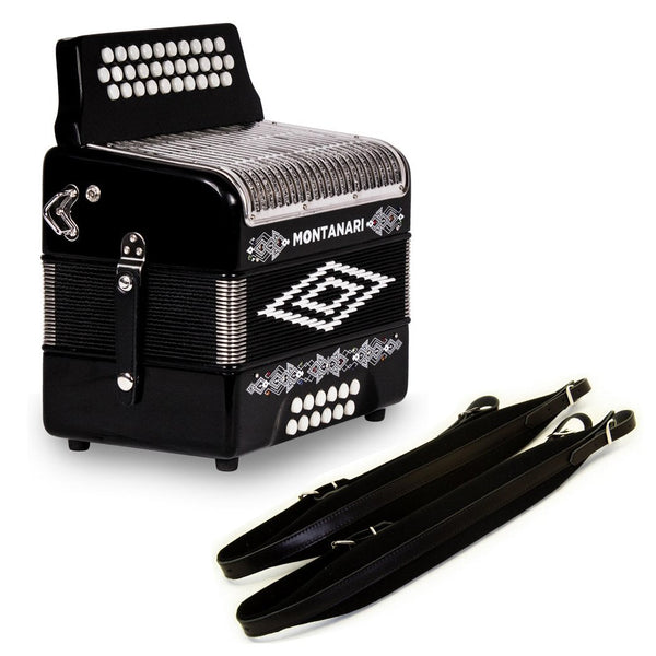 Montanari 3112G Accordion No Switch EAD Includes Cantabella Straps-bundle-Hermes Music- Hermes Music