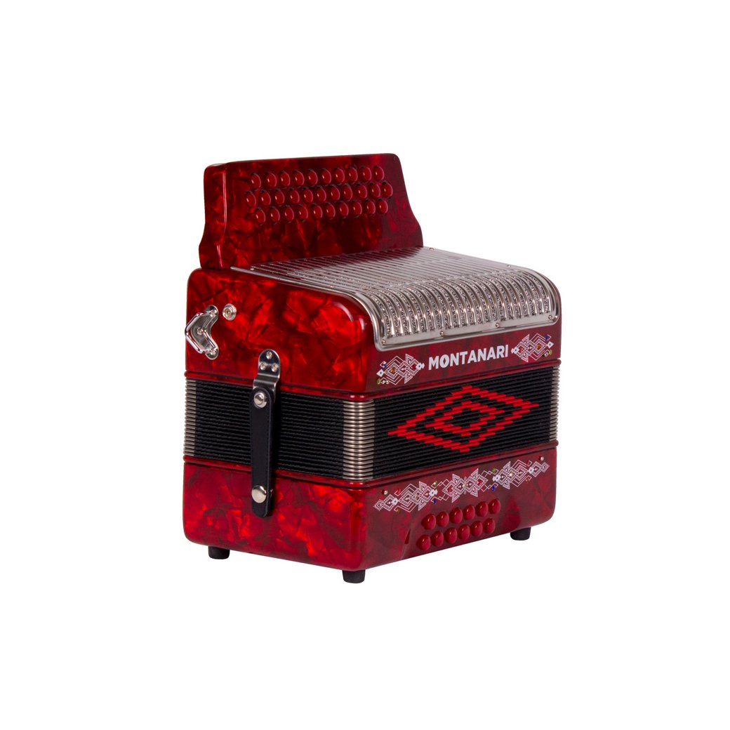 Montanari 3112G Accordion No Switch FBE Includes Cantabella Straps-bundle-Hermes Music- Hermes Music
