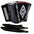 Montanari 3412 Accordion 3 Switch GCF Includes Cantabella Straps-bundle-Montanari- Hermes Music