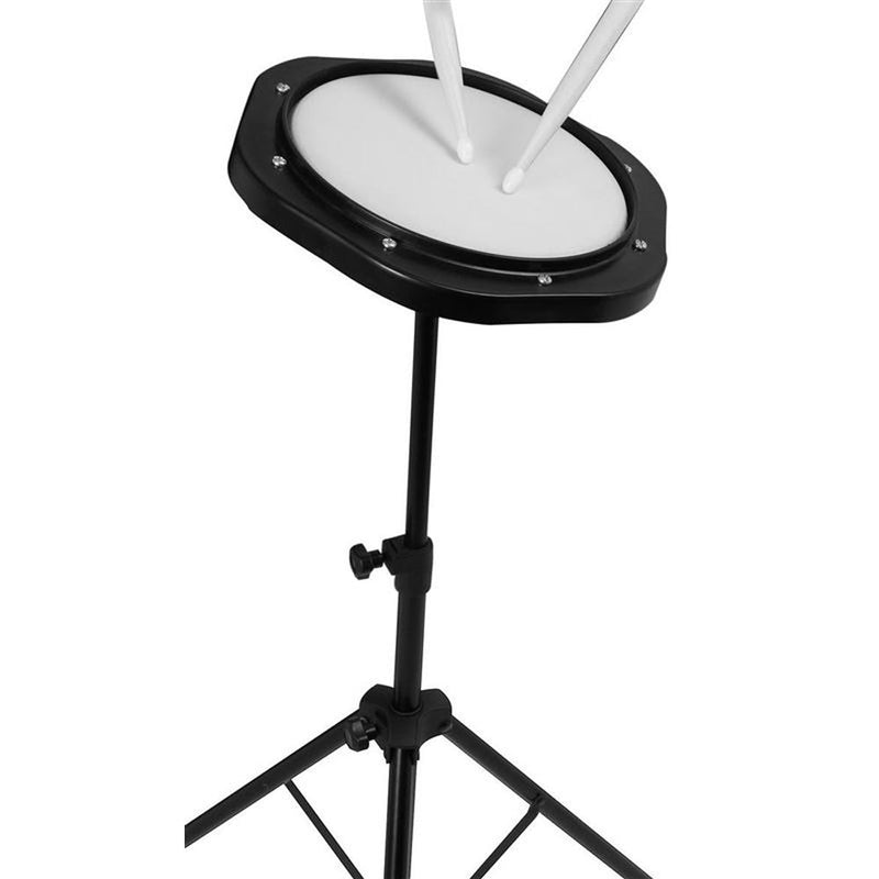 On Stage DFP5500 Drum Practice Pad with Stand and Bag-accessories-On Stage- Hermes Music