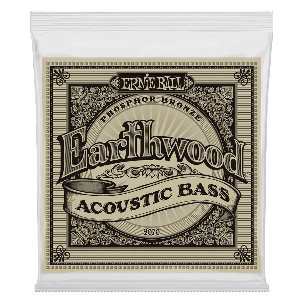 Ernie Ball Earthwood Phosphor Bronze Acoustic Bass Strings 45-95 Gauge-accessories-Ernie Ball-Hermes Music