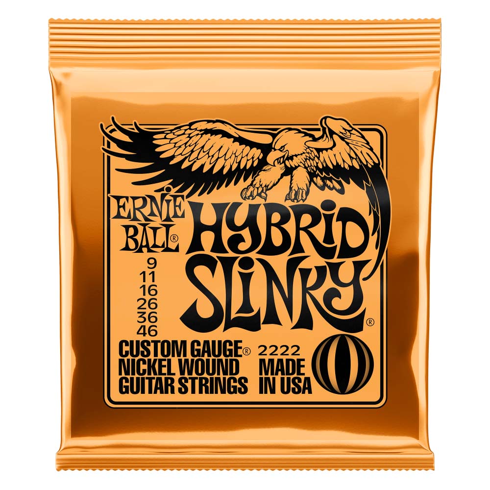 Ernie Ball Hybrid Slinky Nickel Wound Electric Guitar Strings 9-46G-accessories-Ernie Ball-Hermes Music