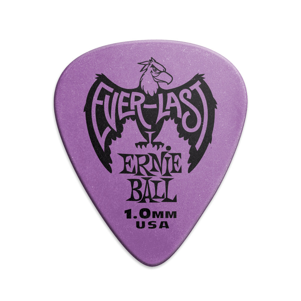 Ernie Ball Everlast Picks - 1.0mm Purple - 12 Pack-accessories-Ernie Ball-Hermes Music