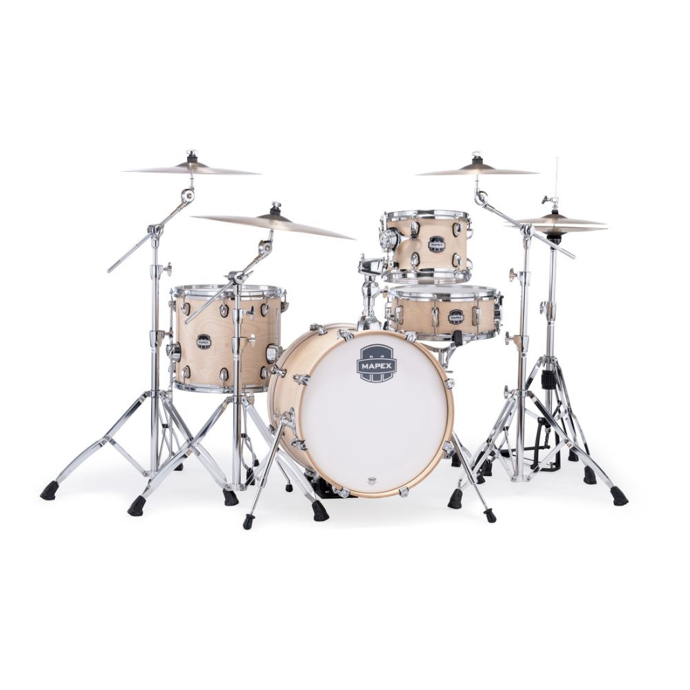 Mapex Mars Maple Series MM486SNW 4-Piece Bop Drum Shell Pack Natural Satin-Mapex-Hermes Music