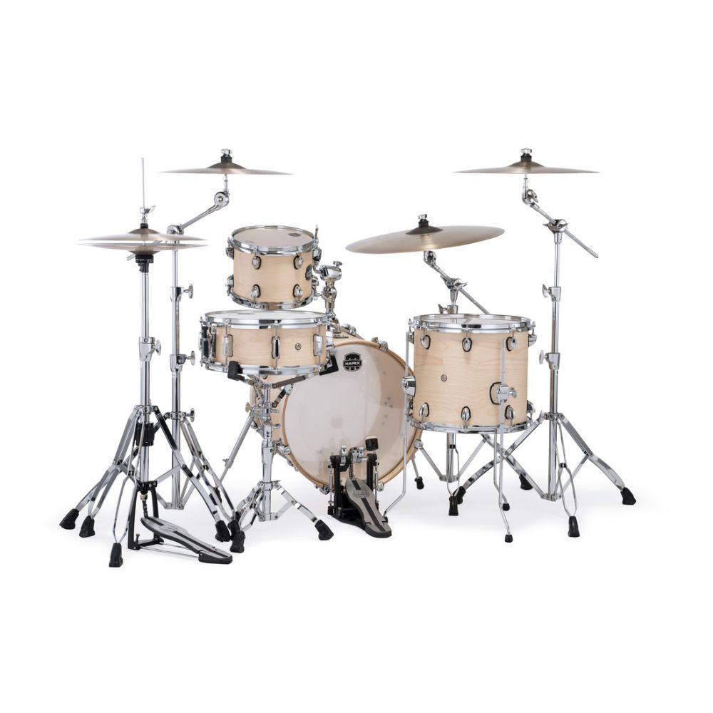 Mapex Mars Maple Series MM486SNW 4-Piece Bop Drum Shell Pack Natural Satin-Mapex-Hermes Music