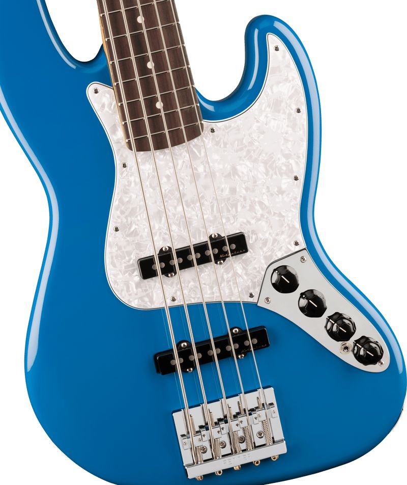 Fender Player II Modified Active Jazz Bass V in Electric Blue