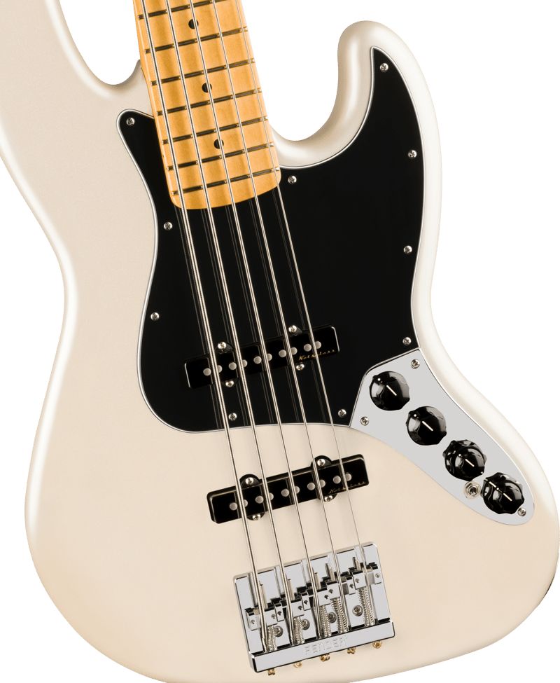 Fender Player II Modified Active Jazz Bass V in Olympic Pearl