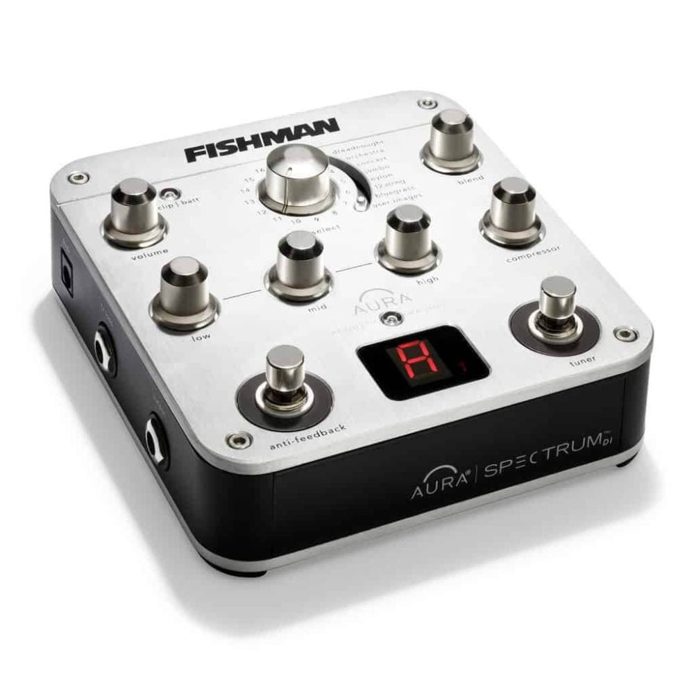 Fishman Aura Spectrum DI Imaging Pedal with D.I.-Fishman-Hermes Music