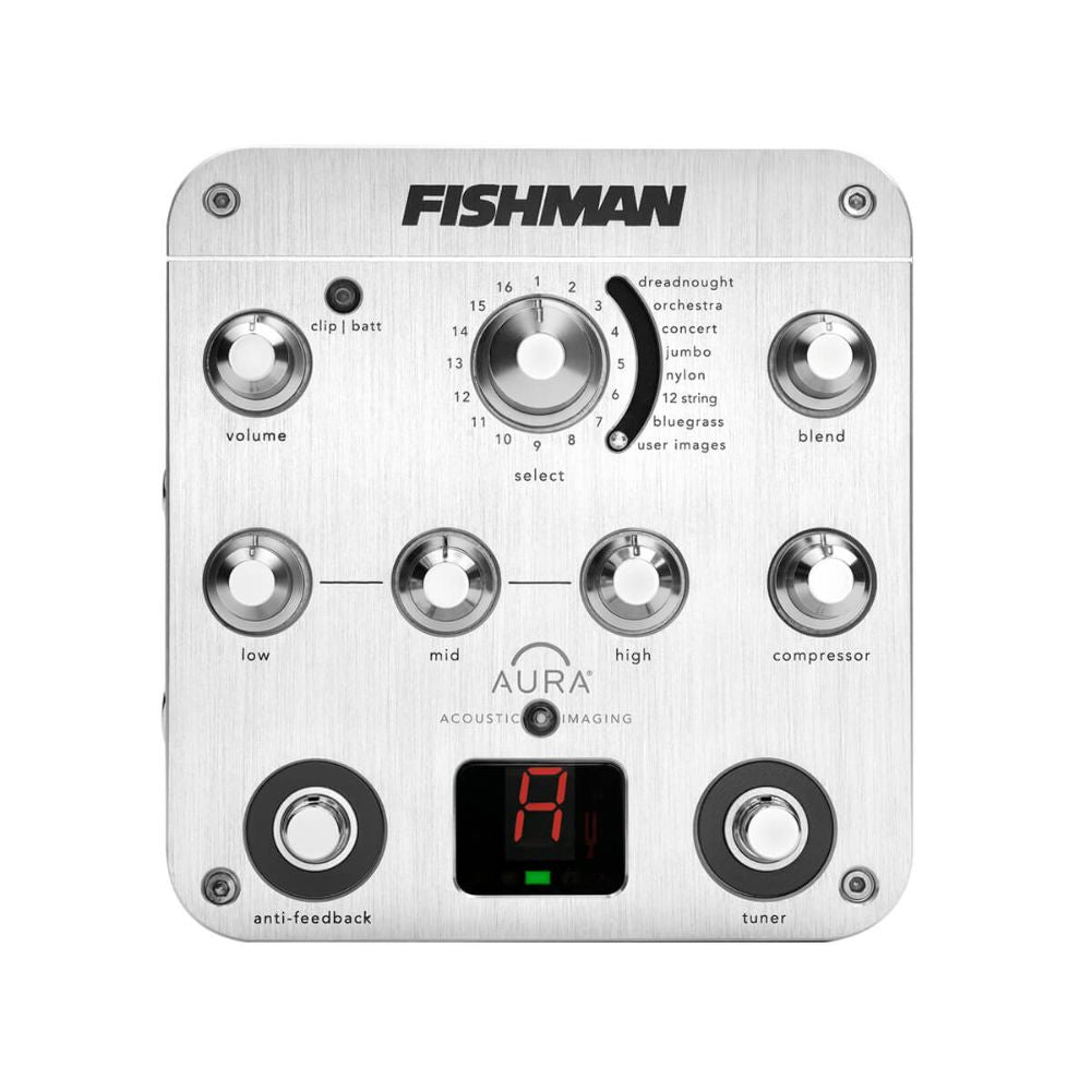 Fishman Aura Spectrum DI Imaging Pedal with D.I.-Fishman-Hermes Music