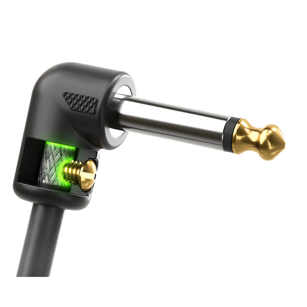 D'Addario PW-GRAP-2 Solderless 1/4" Right Angle Plug-accessories-Daddario-Hermes Music