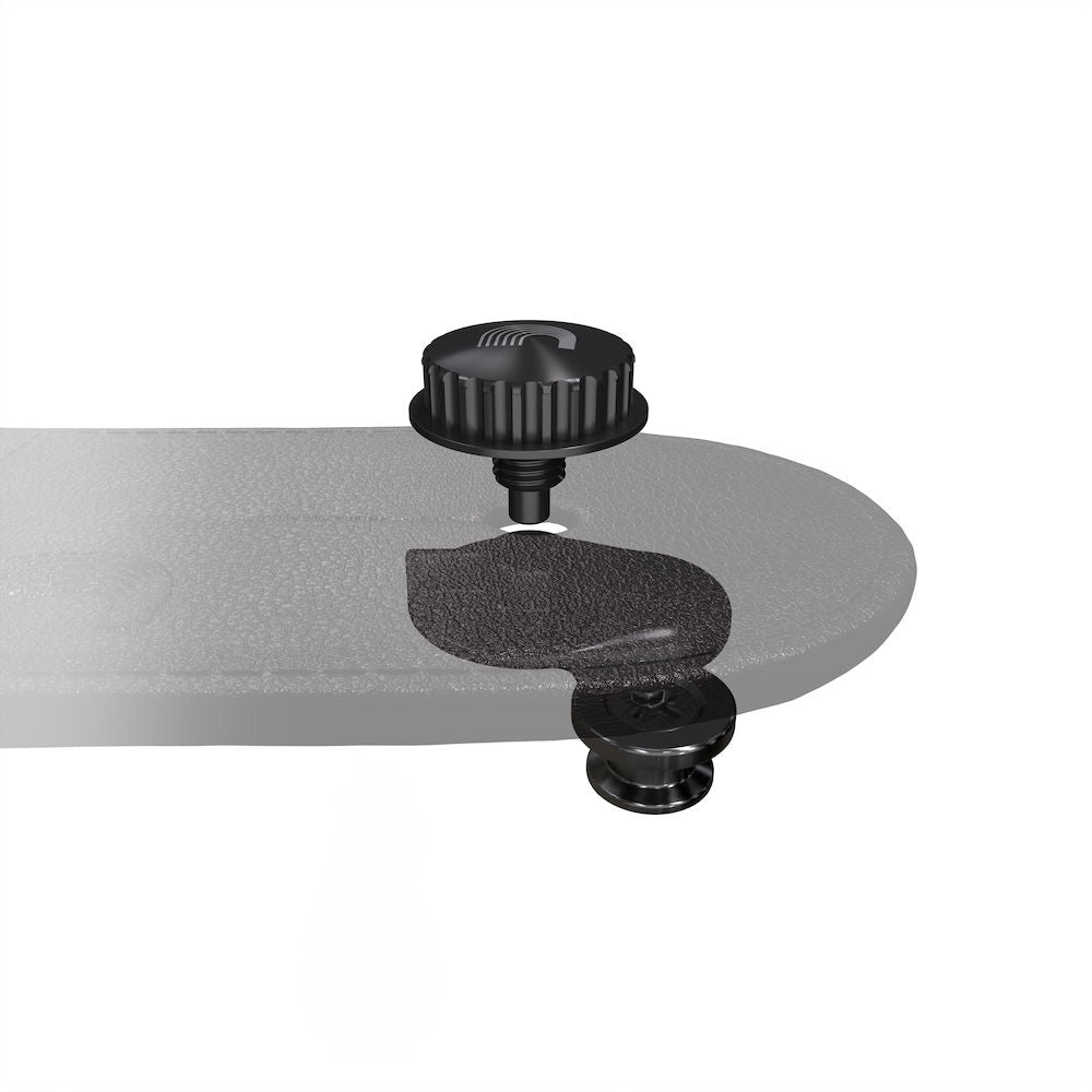 D'Addario PW-SLS-01 Universal Strap Lock System Black-accessories-Daddario-Hermes Music