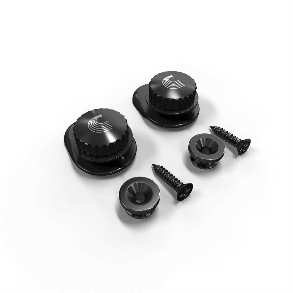 D'Addario PW-SLS-01 Universal Strap Lock System Black-accessories-Daddario-Hermes Music