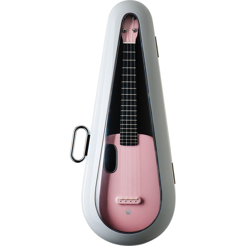 Lava Music LAVA U Pink 23" FreeBoost Acoustic-Electric Ukelele w/Space Case-ukulele-Lava Music-Hermes Music