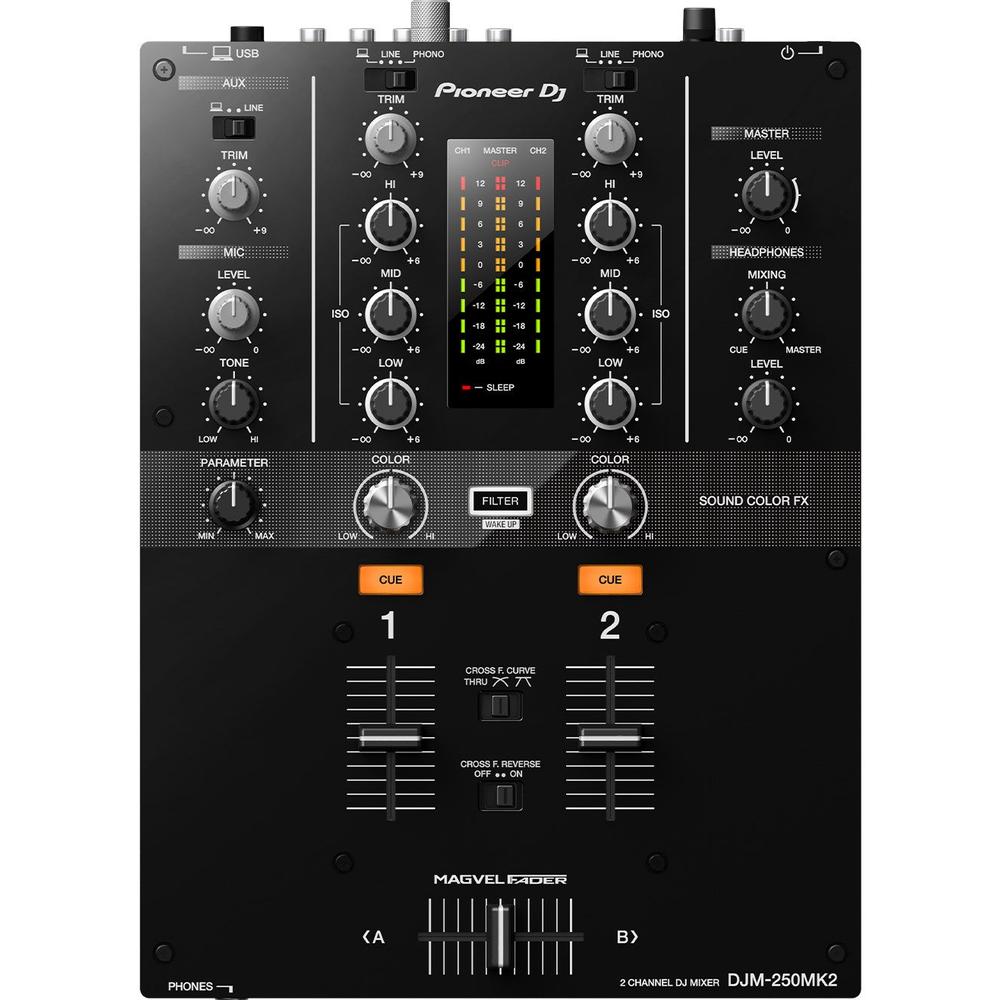 Pioneer DJM-250MK2 2-Channel DJ Mixer with Independent Channel Filter