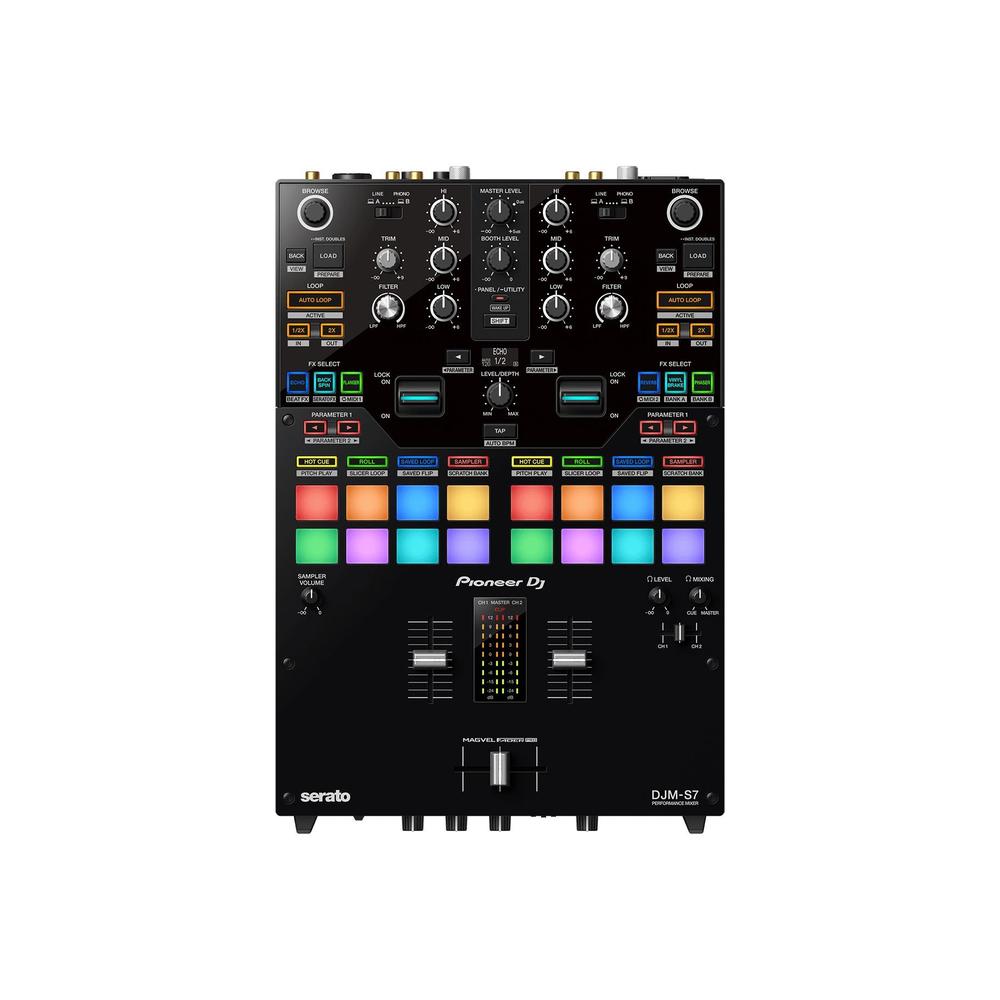 Pioneer DJM-S7 Scratch-Style 2-Channel Performance DJ Mixer