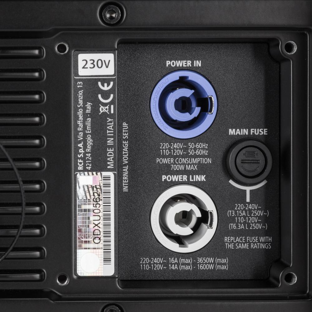 RCF HDL6-A Active Compact 2-Way Line Array In Black (1)-speaker-RCF- Hermes Music