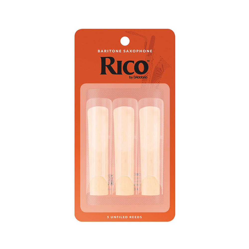 D'Addario RLA0330 Rico Baritone Saxophone Reeds 3.0 (3-pack)-accessories-Daddario-Hermes Music