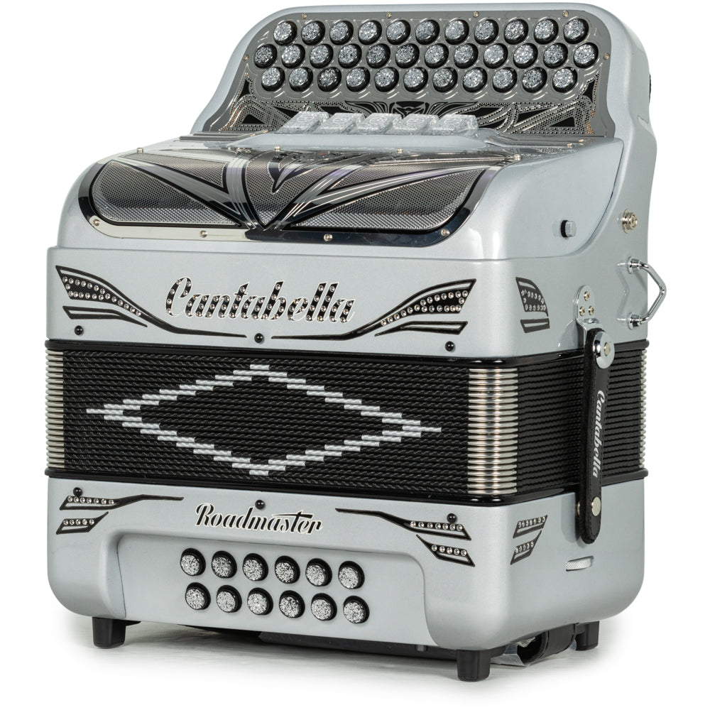 Cantabella Roadmaster Accordion 5 Switch EAD Pearl Grey with Black