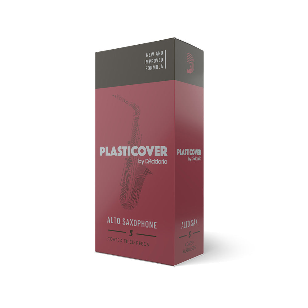 D'Addario RRP05ASX200 Plasticover Alto Saxophone Reeds 2.0 (5-pack)-accessories-Daddario-Hermes Music